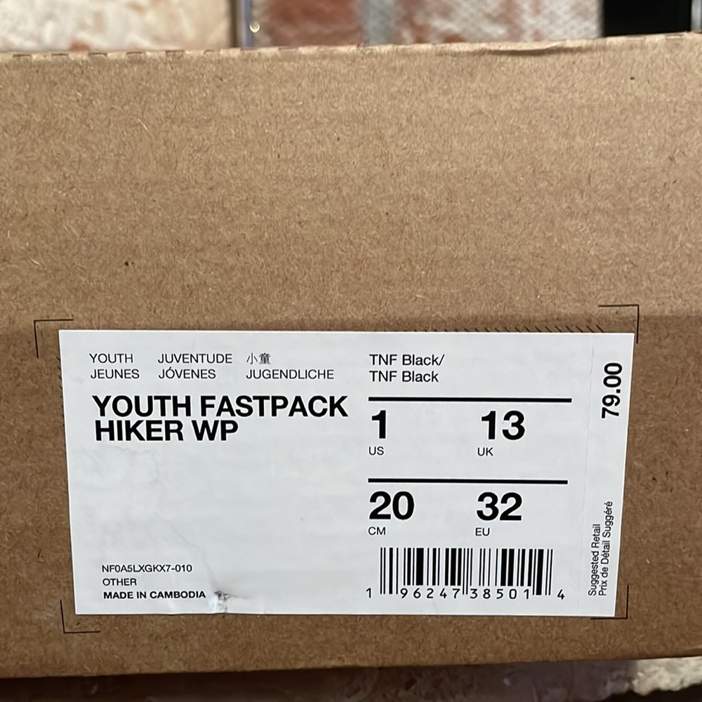 The North Face Youth Fastpack hiker WP TNF Black DryVent - Picture 10 of 10